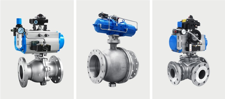 Actuated RF Ball Valve